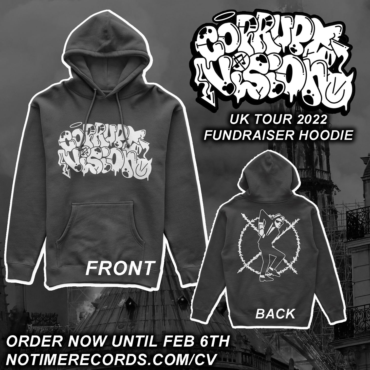 Corrupt Vision - Hoodie (FREE SHIPPING IN USA) [PRE-ORDER]